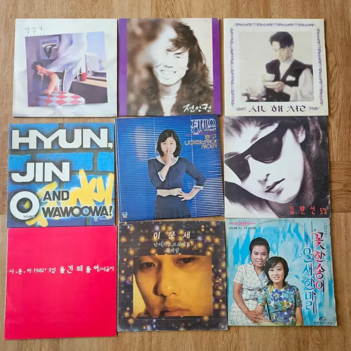 [BUNJANG] Various Korean Pop LP Collection: Lee Moon-sae, Shin Hae-chul, Jeon In-kwon, Hyun Jin-young / 한국 가요 LP 음반 모음  이문세.신해철 전인권.현진영