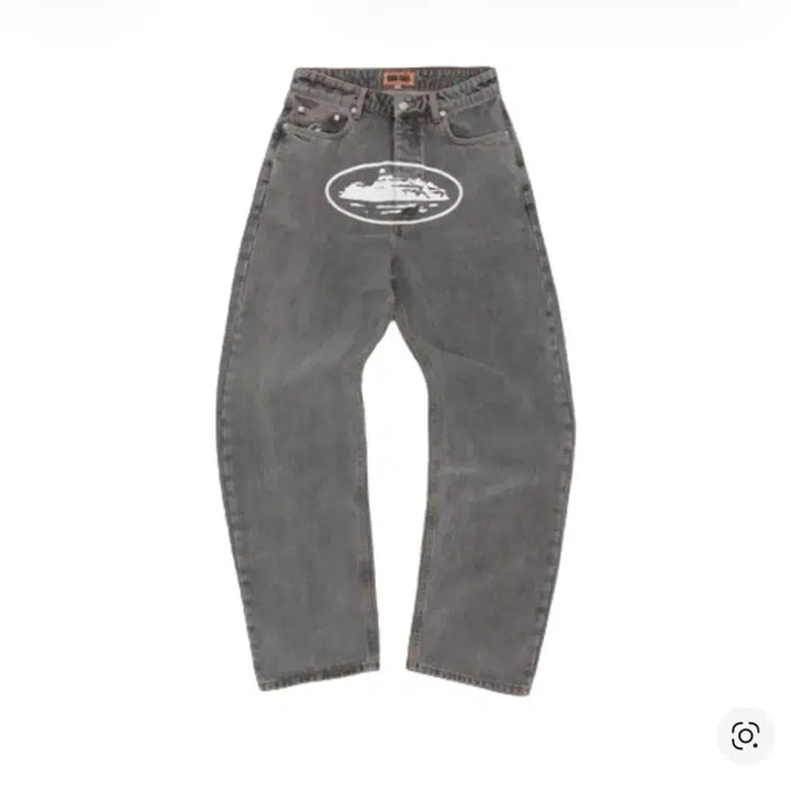 [BUNJANG] CORTESSE Island Baggy Jeans Light Grey / [36] 코르테이즈 아일랜드 배기 진 라이트 그레이