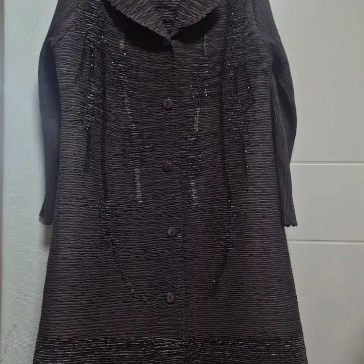 [BUNJANG] Pleated Long Jacket / 플리츠 롱자켓