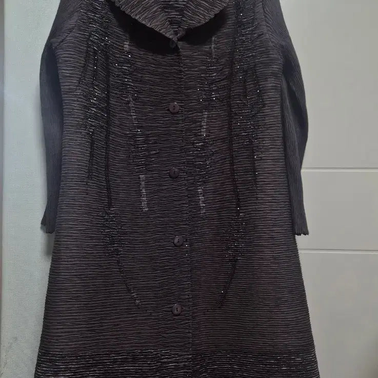 [BUNJANG] Pleated Long Jacket / 플리츠 롱자켓