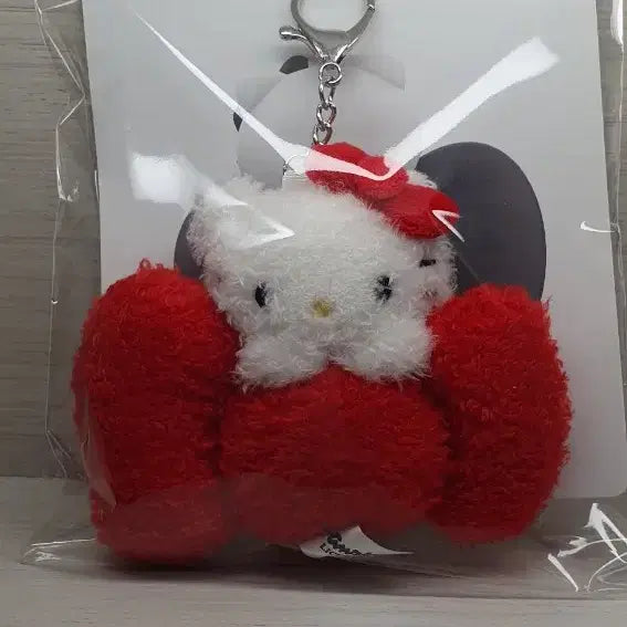 [BUNJANG] Sanrio Hello Kitty T-Money Transportation Card Plush Keychain / 티머니 교통카드 헬로키티 봉제인형 키링 새제품