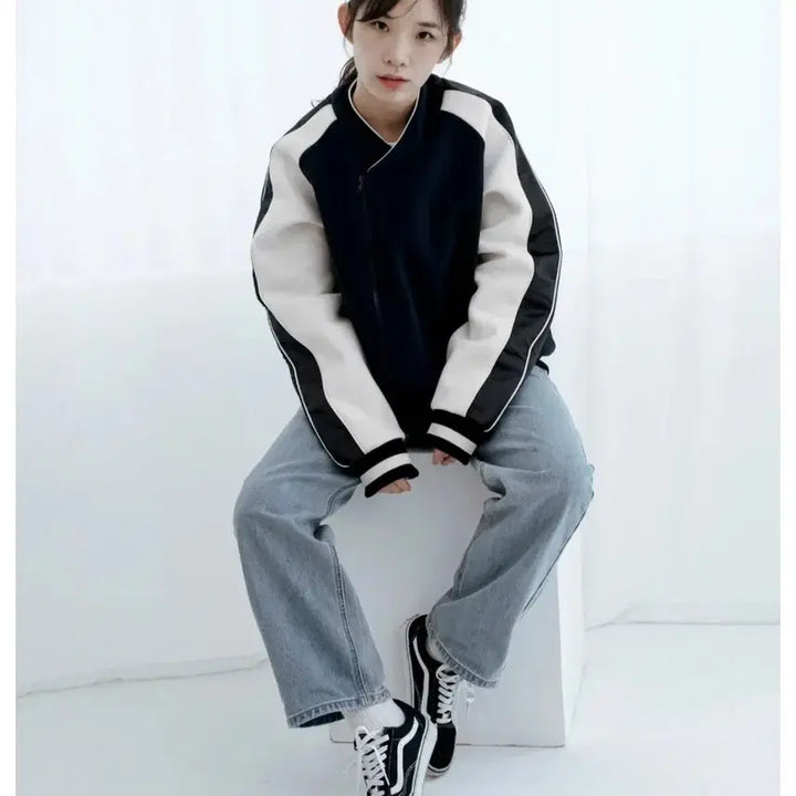 [SOLD OUT] 생활한복 세연한복 단청 야구점퍼