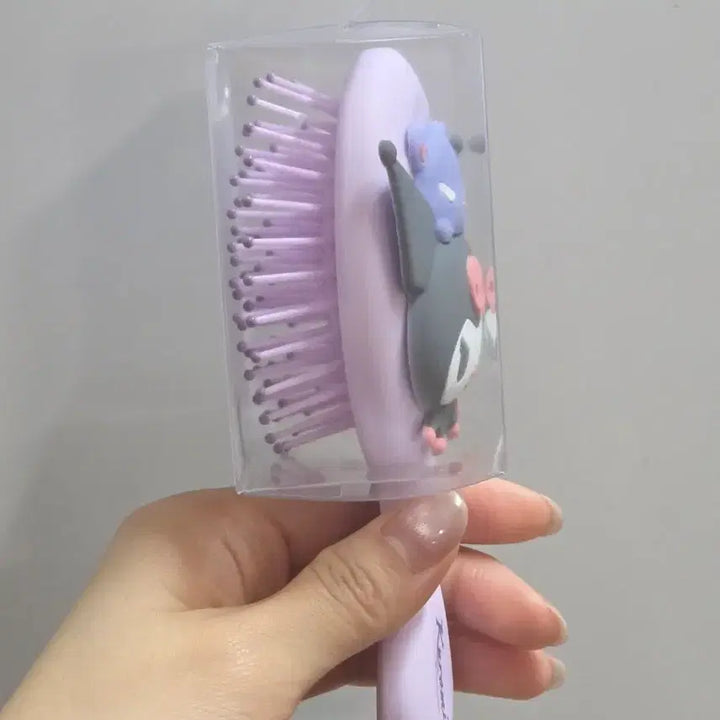 [BUNJANG] Miniso Kuromi Authentic Hair Brush / 미니소 쿠로미 정품 헤어브러쉬 빗 새상품