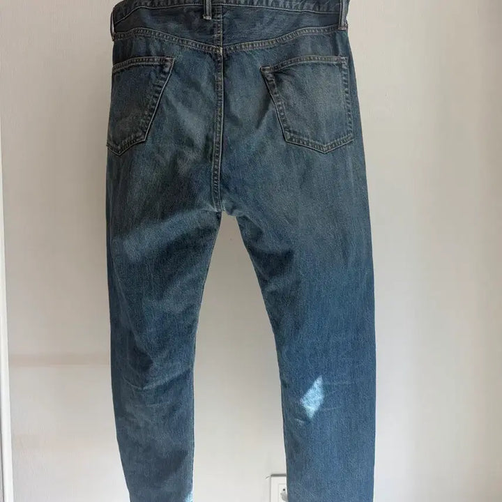 [BUNJANG] Apresse 2022 Washed Denim Wide Pants Indigo Size 36 / 아프레쎄 2022년 워시드 데님 와이드팬츠(인디고/36사이즈)