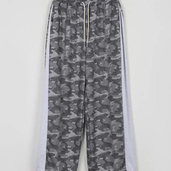 [BUNJANG] Color Block Two-Way Training Wide Pants Jogger Pants / 카모 배색 투웨이 트레이닝 와이드 팬츠 카모팬츠 조거팬츠