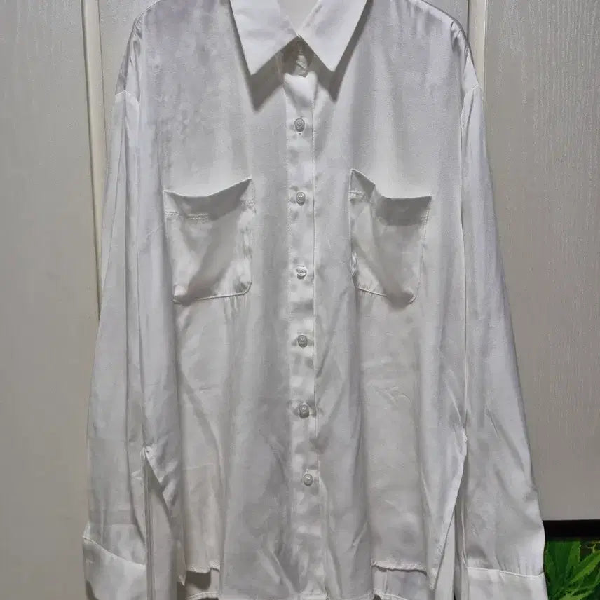[BUNJANG] HAKE Strap Slit Shirt Blouse / (타임세일)(새상품)HAKE 스트랩트임 셔츠블라우스