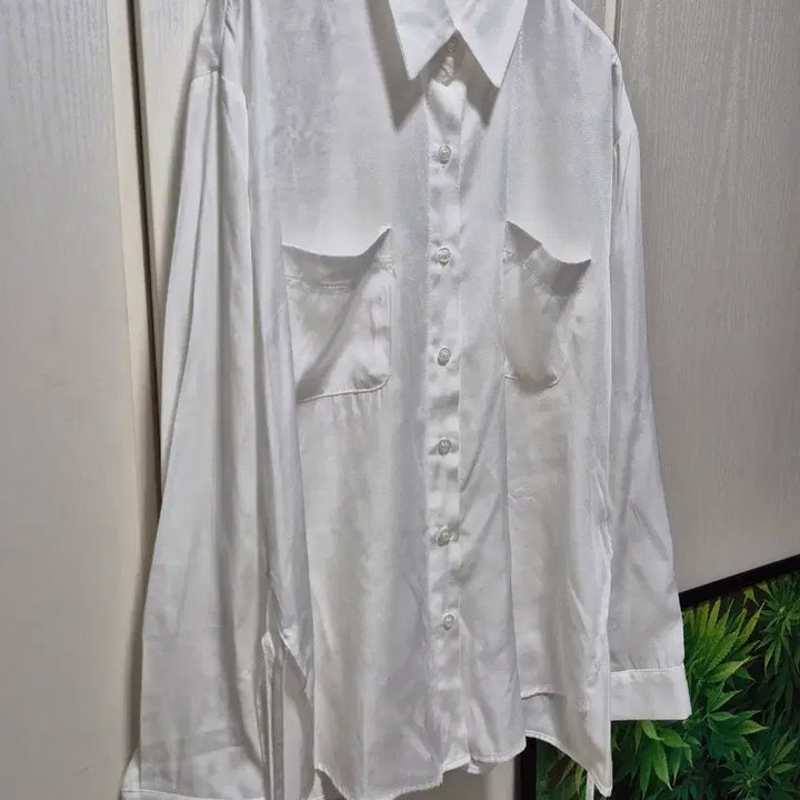 [BUNJANG] HAKE Strap Slit Shirt Blouse / (타임세일)(새상품)HAKE 스트랩트임 셔츠블라우스