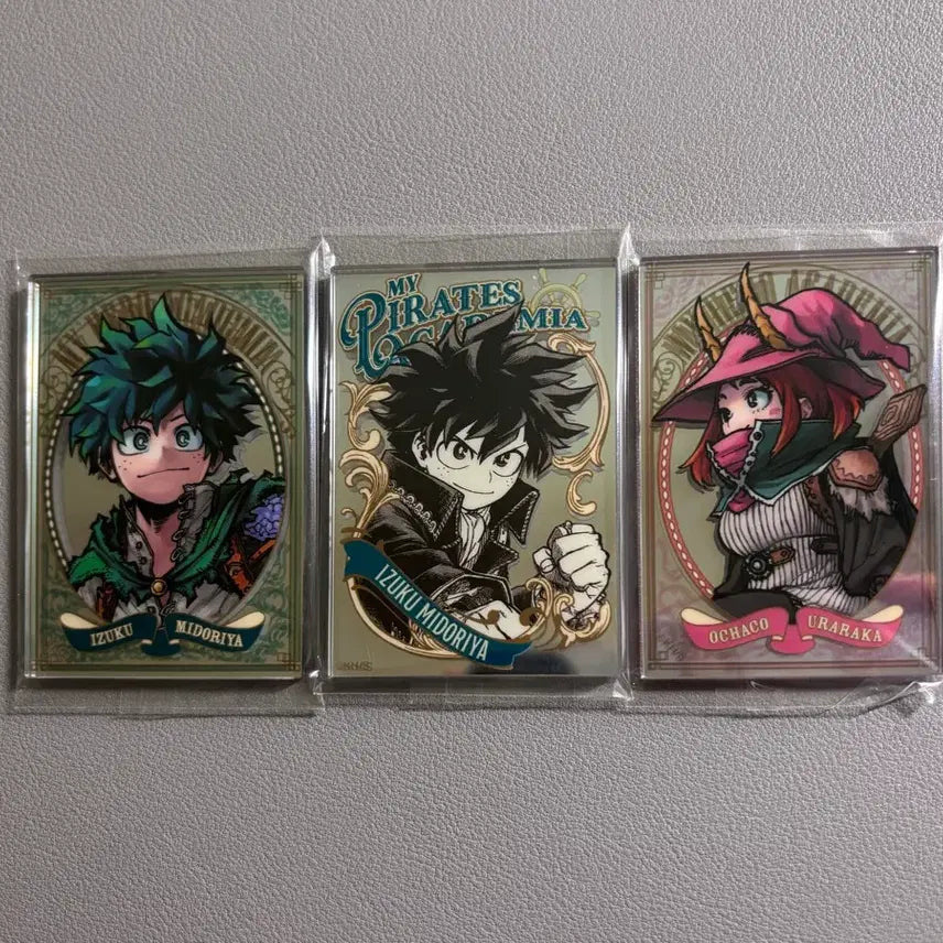 [BUNJANG] My Hero Academia Pop-Mirror Style Acrylic Sticker Bundle Set / 일괄) 히로아카 팝미러풍 아크릴 스티커 미도리야 우라라카