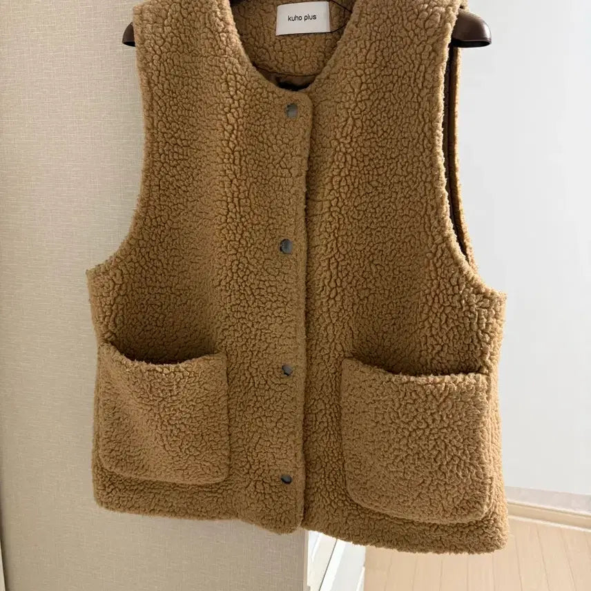 [BUNJANG] KUHOplus Fleece Vest / 구호플러스 뽀글이 조끼 베스트