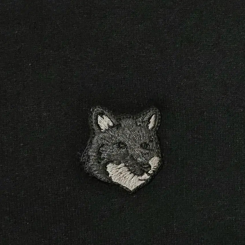 [BUNJANG] Maison Kitsuné Black Fox Patch Full-Zip Hoodie XL / [XL 사이즈] 정품 메종키츠네 후드집업 블랙