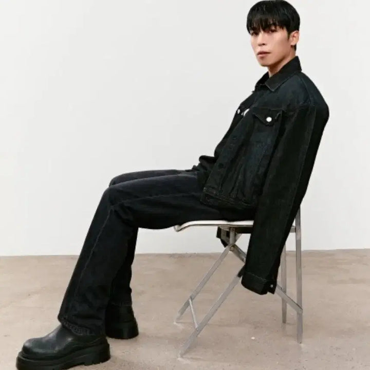 [BUNJANG] PLACK x Kkang Stylist STIZ K75 Jeans Grey/Black / 플랙 - 깡 스타일리스트 X 플랙 스티즈 K75 그레이 블랙31