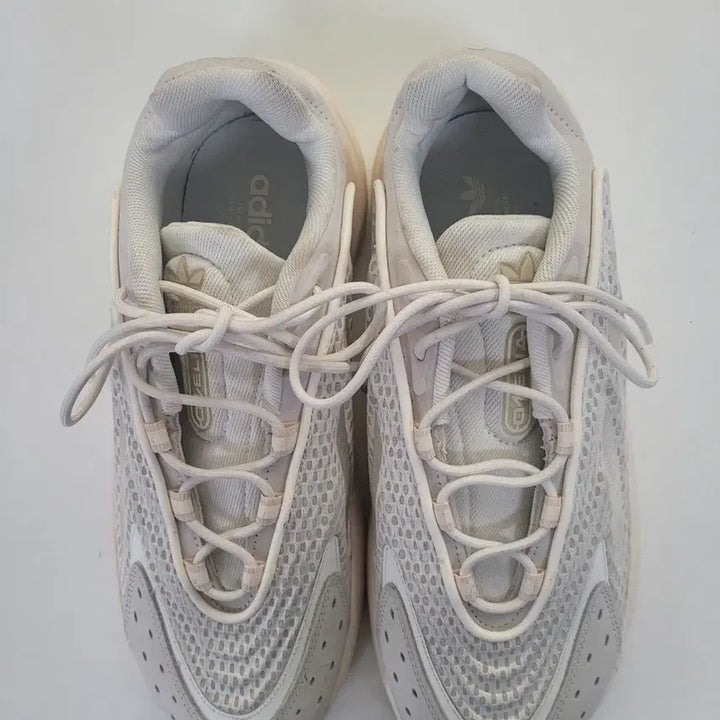 [BUNJANG] Adidas Ozweego White Mesh Sneakers / 아디다스 오즈위고 화이트 메쉬 운동화