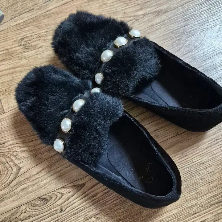 [BUNJANG] SUECOMMA BONNIE Fur Flat Shoes 230 / 슈콤마보니  퍼 230(360)