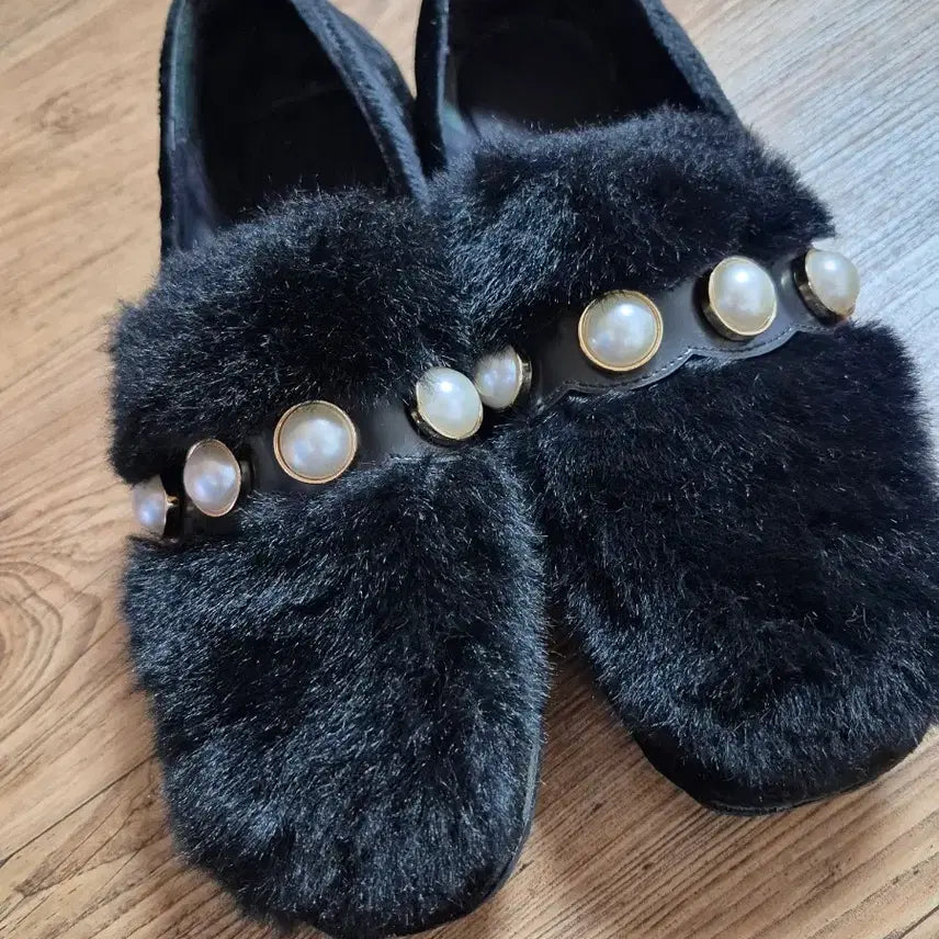 [BUNJANG] SUECOMMA BONNIE Fur Flat Shoes 230 / 슈콤마보니  퍼 230(360)