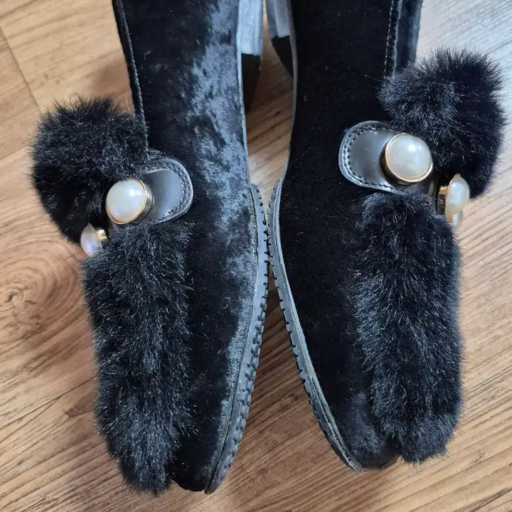 [BUNJANG] SUECOMMA BONNIE Fur Flat Shoes 230 / 슈콤마보니  퍼 230(360)