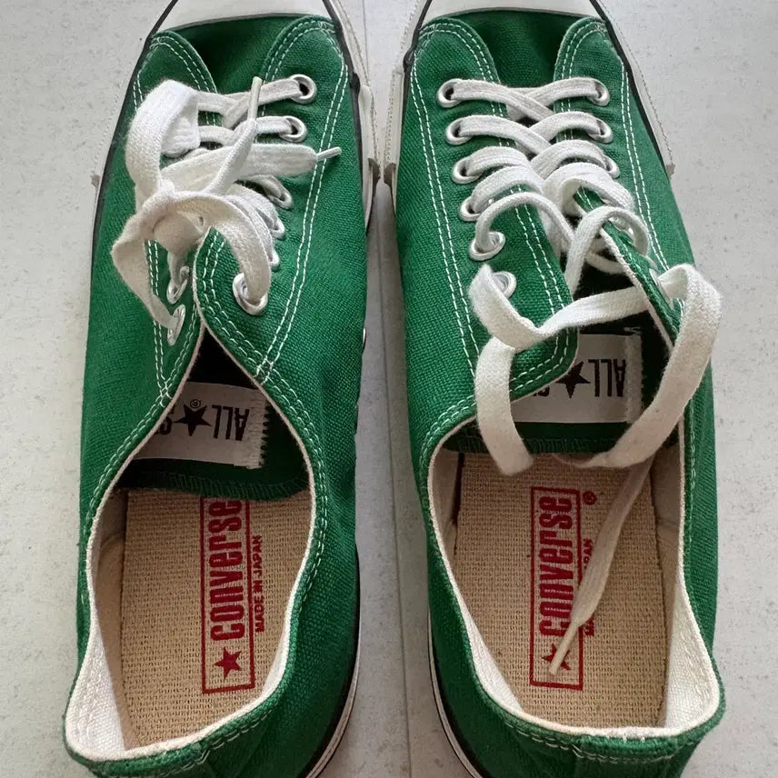 [BUNJANG] Converse Japan J OX Green Sneakers (280mm) / 컨버스 재팬 제이옥스 J OX 초록색 9.5 280