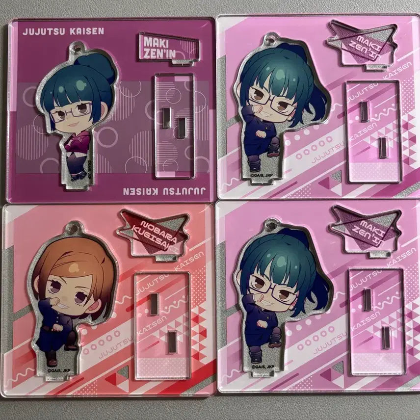 [BUNJANG] Jujutsu Kaisen SD Acrylic Standee Bundle Set - Maki Zenin, Nobara Kugisaki / 일괄) 주술회전 sd 아크릴 젠인 마키 쿠기사키 노바라