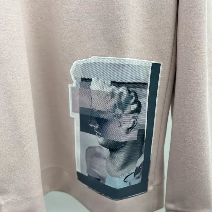 [BUNJANG] Time Homme One Point Long Sleeve Sweatshirt / 타임옴므 원포인트 긴팔맨투맨