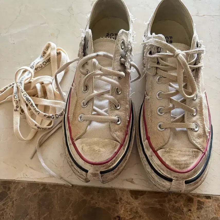 [BUNJANG] Converse Feng Chen Wang Chuck 70 Low Brown Rice 260 / 컨버스 펑첸왕 척70 로우 브라운라이스색상 260