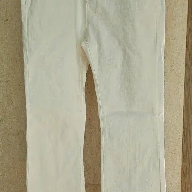 [BUNJANG] SOUP Cream White Denim Pants Size 66 / soup 숲  크림색 화이트 데님바지 쉬즈미스 66