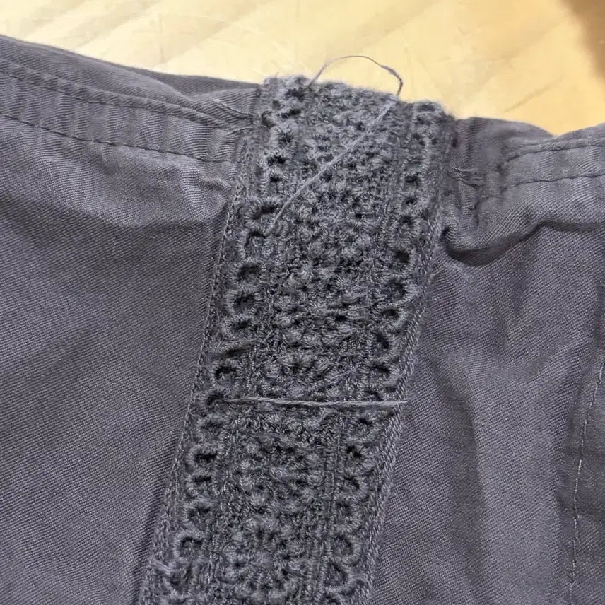 [BUNJANG] COYSEIO Lace Cotton Wide Pants (Size 2) / COYSEIO 레이스 코튼 와이드 팬츠 (2size)