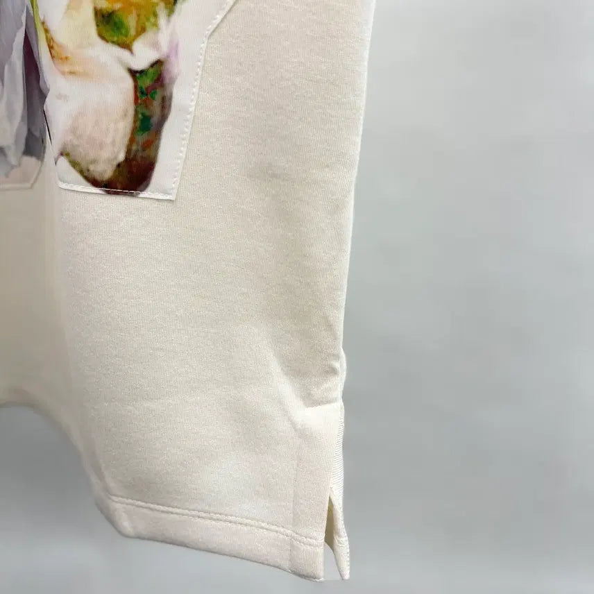 [BUNJANG] System Homme Graphic Flower Print Short Sleeve T-Shirt / 시스템옴므 원포인트 반팔티셔츠
