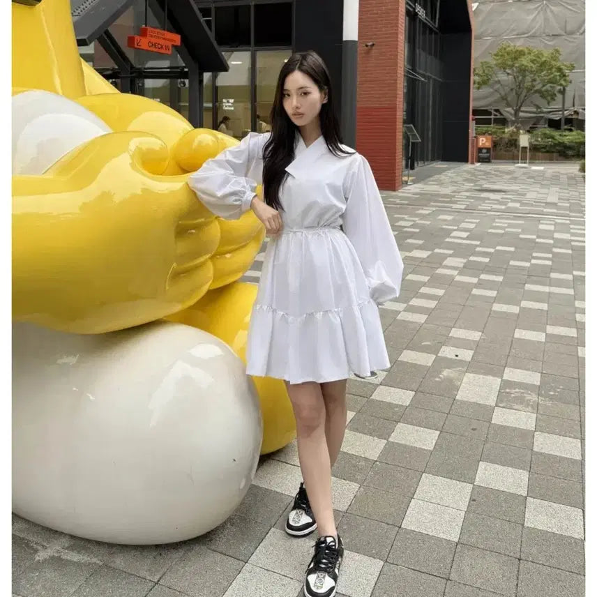 [BUNJANG] Gyojip New Seoul One-Piece Dress Set / 생활한복 교집합 신서울 원피스