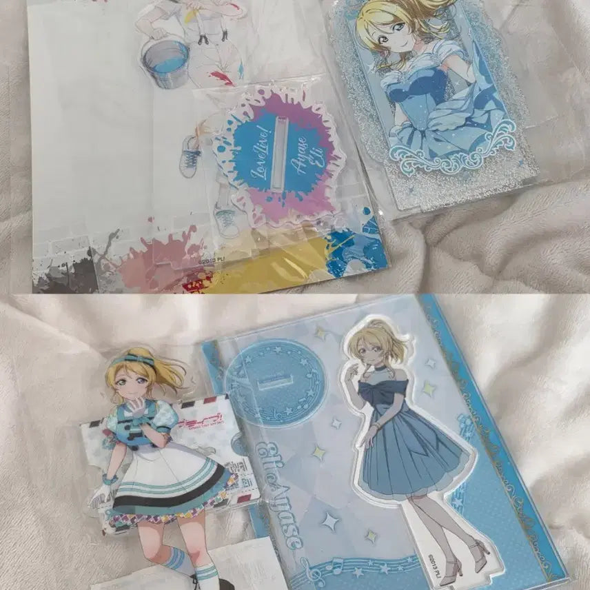[BUNJANG] Love Live! Muse Ayase Eli Sealed Acrylic Stand Set (4 Types) / [급전] 러브라이브 뮤즈 아야세 에리 미개봉 아크릴 스탠드 4종 일괄