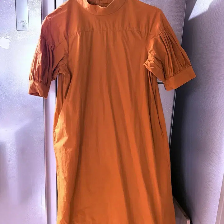 [BUNJANG] 100% Cotton Dress with Pockets / 총장 101 cm 프리사이즈 원피스 순면100% 호주머니 있음