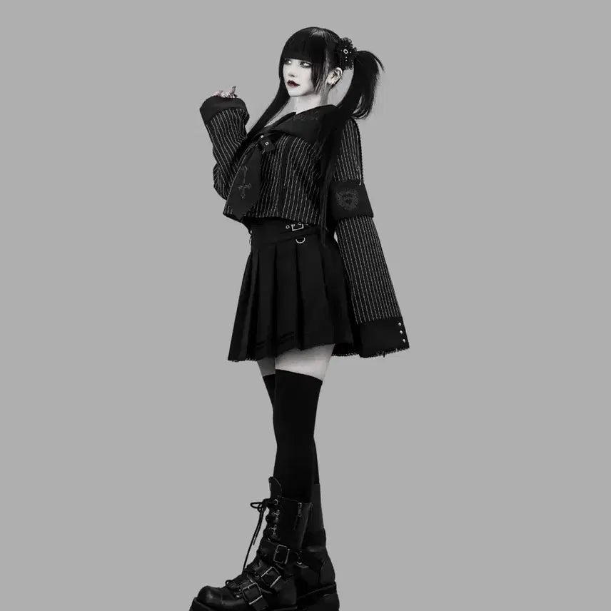 [BUNJANG] Dimmoire Sailor Setup M / (보류)택있 Dimmoire 딤모아르 학원 세일러 셋업 M
