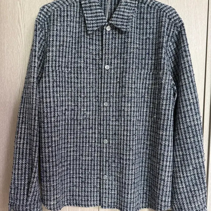 [BUNJANG] Time Homme Tweed Shirt Size 105 New / 타임옴므 트위드 셔츠 105사이즈 새상품
