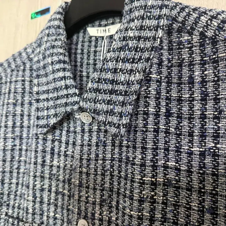 [BUNJANG] Time Homme Tweed Shirt Size 105 New / 타임옴므 트위드 셔츠 105사이즈 새상품