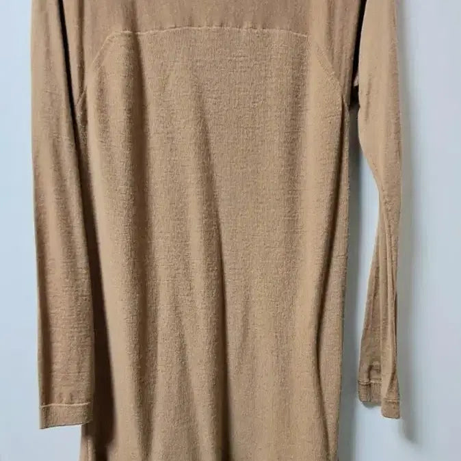 [BUNJANG] KUHO Beige Knit Long Dress / KUHO 베이지 니트 롱 원피스