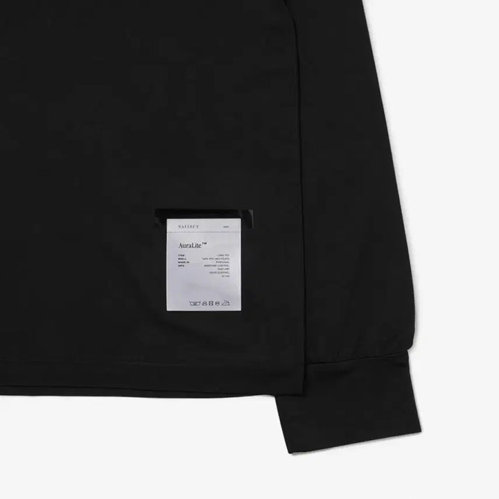 [BUNJANG] Satisfy Aura Light Long Sleeve Black / 새티스파이 아우라라이트 롱슬리브 블랙