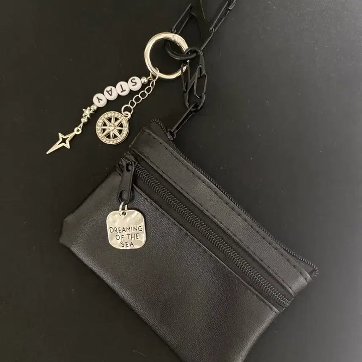 [BUNJANG] Black Coin Pouch Keychain / 동전지갑 키링 키체인