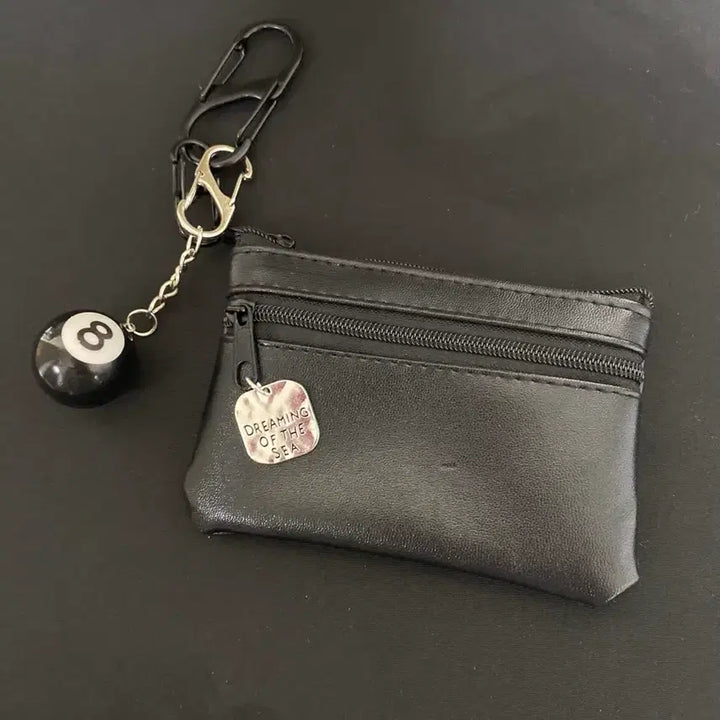 [BUNJANG] Black Coin Pouch Keychain / 동전지갑 키링 키체인