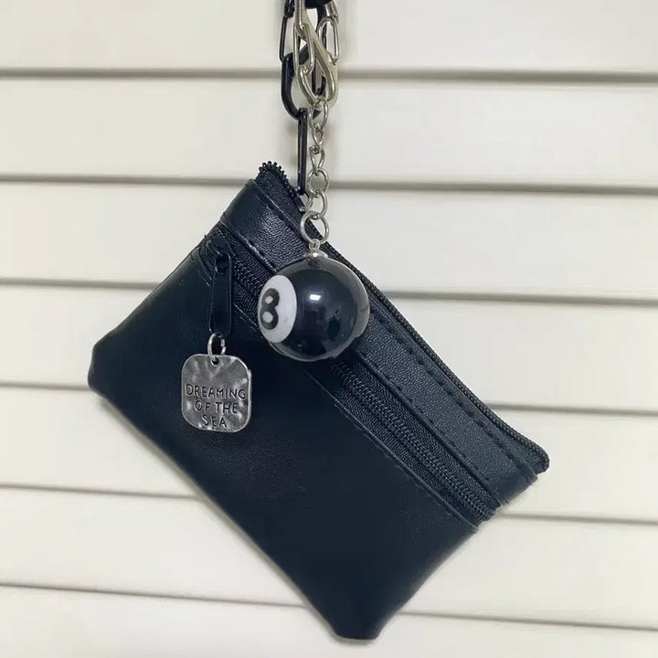 [BUNJANG] Black Coin Pouch Keychain / 동전지갑 키링 키체인