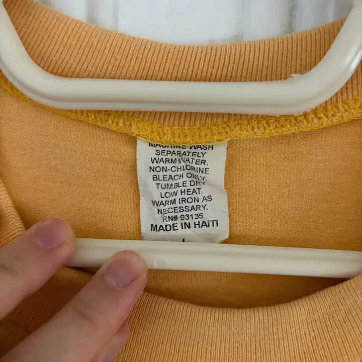 [BUNJANG] Vintage Orange Congress Tank Top / [L]빈티지 오렌지 콩그레스 나시 오스퀘야 티셔츠