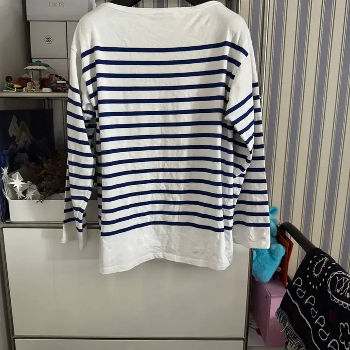 [BUNJANG] Saint James Boat Neck Striped T-Shirt / 세인트제임스 보트넥 스트라이프 티셔츠