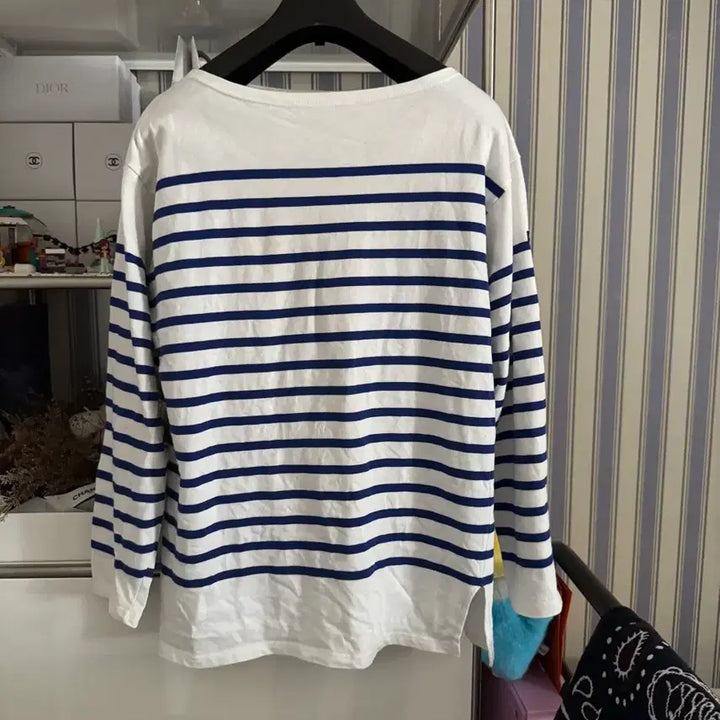[BUNJANG] Saint James Boat Neck Striped T-Shirt / 세인트제임스 보트넥 스트라이프 티셔츠