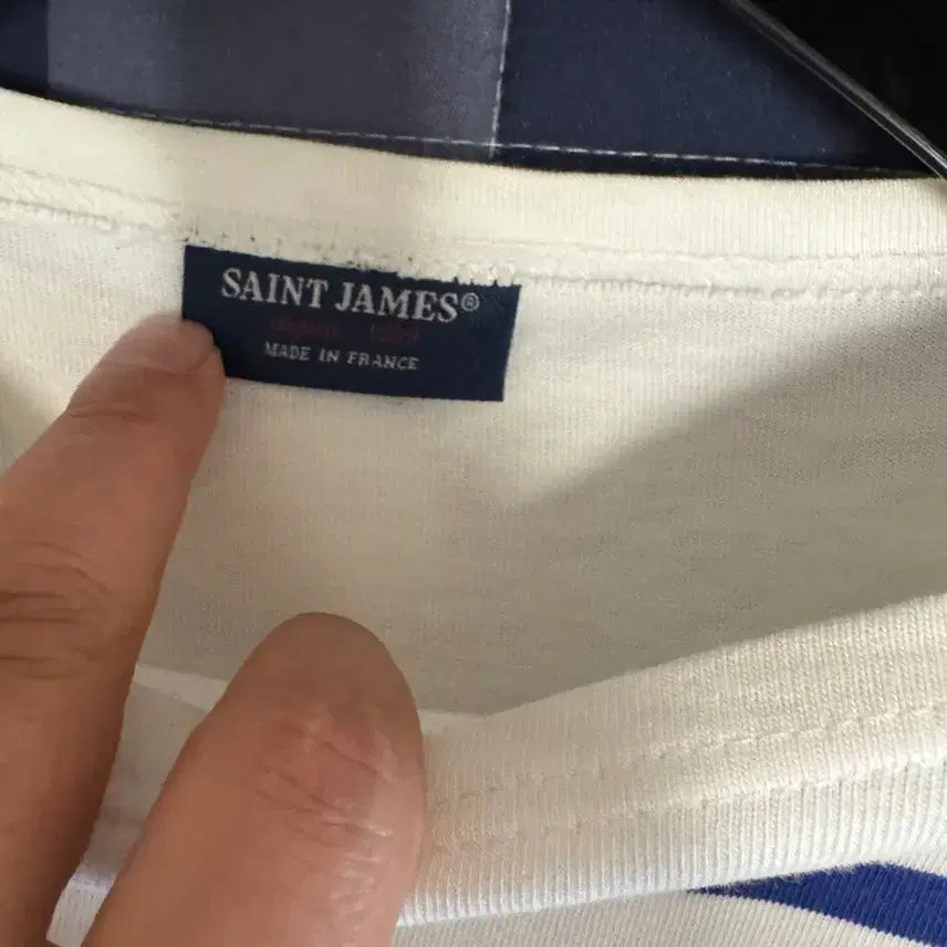 [BUNJANG] Saint James Boat Neck Striped T-Shirt / 세인트제임스 보트넥 스트라이프 티셔츠
