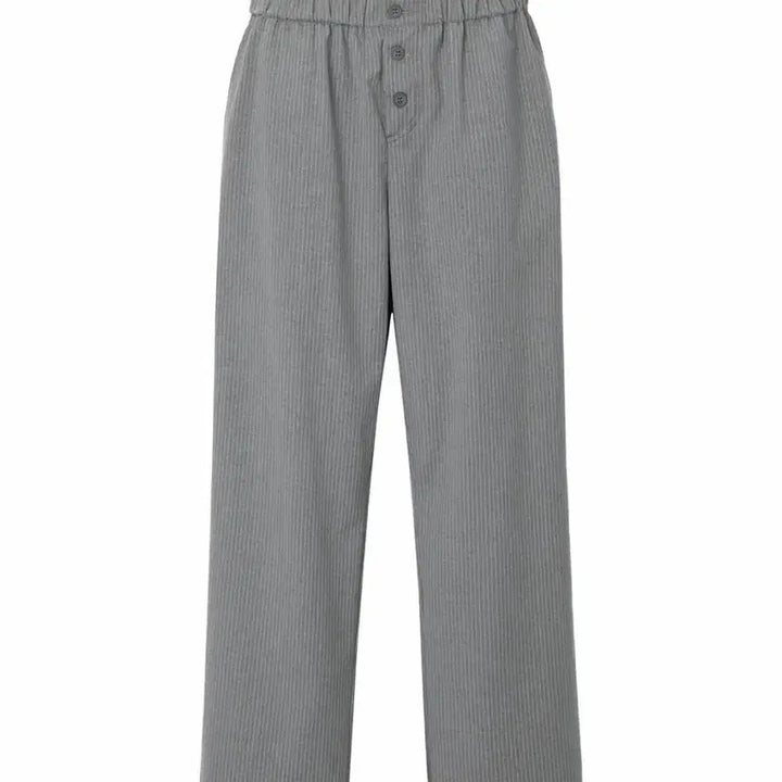 [BUNJANG] 3Times Frankie Button Pants Light Grey M / 쓰리타임즈 프랭키 버튼 팬츠 라이트 그레이 M