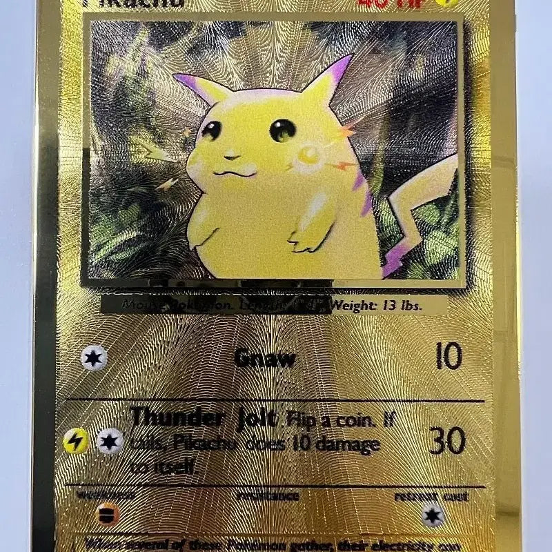 [BUNJANG] Pokemon Pikachu 25th Anniversary Metal Card / 포켓몬스터 피카츄 25주년 메탈카드