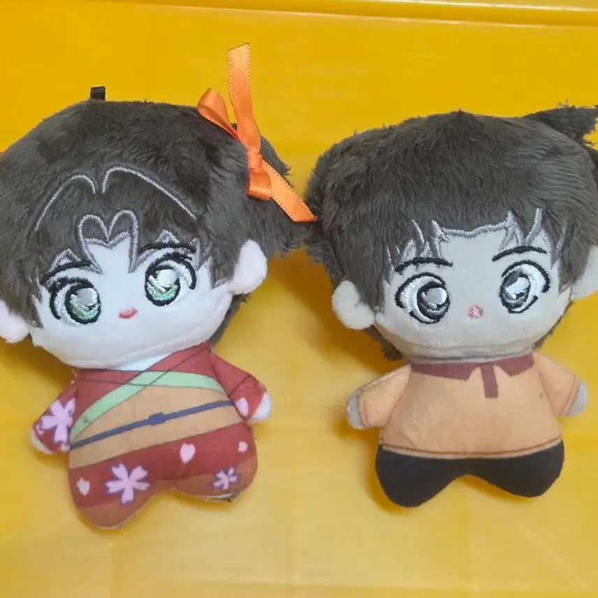 [BUNJANG] Detective Conan Hattori Heiji &amp; Toyama Kazuha Plush Set / 일괄)명탐정코난 핫토리, 카즈하 누이 인형