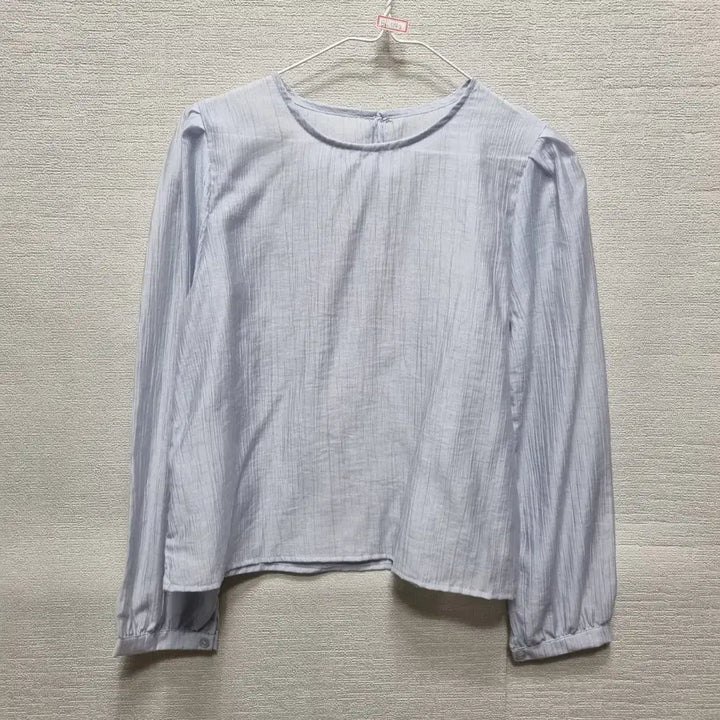 [BUNJANG] Shirring Long Sleeve Blouse / 바422 셔링 긴팔 블라우스
