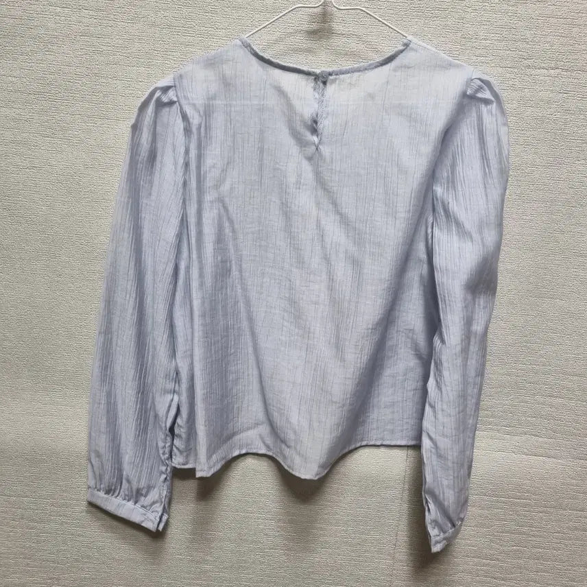 [BUNJANG] Shirring Long Sleeve Blouse / 바422 셔링 긴팔 블라우스