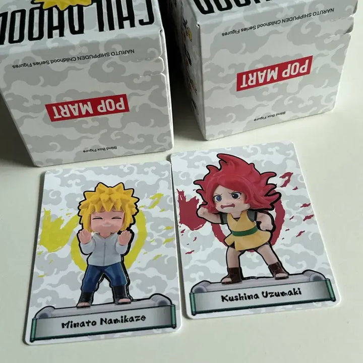 [BUNJANG] Pop Mart Naruto Childhood Chibi Minato &amp; Kushina Figures (Sealed) / 팝마트 미나토, 쿠시나 어린시절 치비 유년기 피규어 나루토 정품