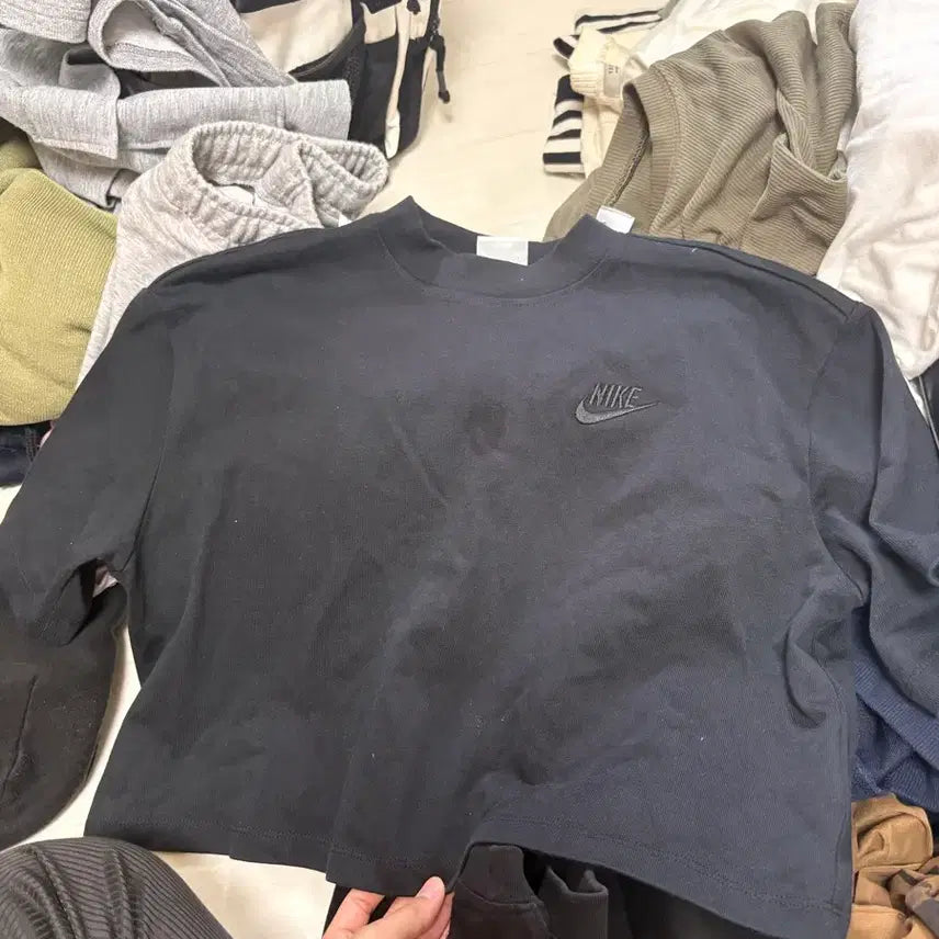 [BUNJANG] Nike Black Short-Sleeve T-Shirt / 나이키 블랙 반팔 티셔츠
