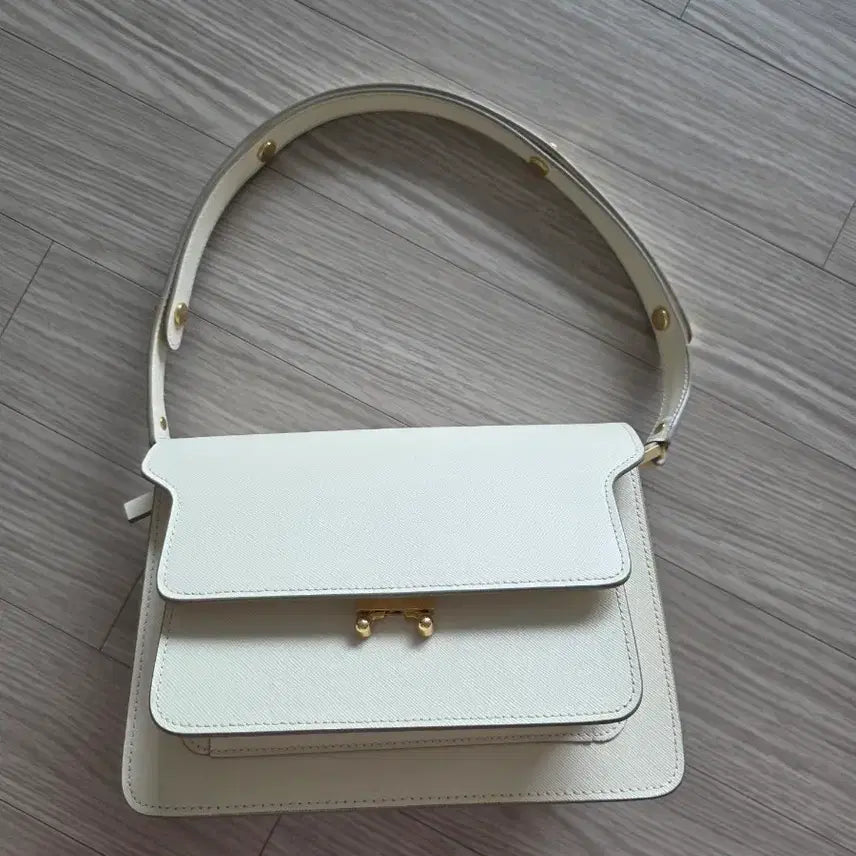 [BUNJANG] Marni Trunk Bag White Medium / 마르니 트렁크백 화이트 미디움