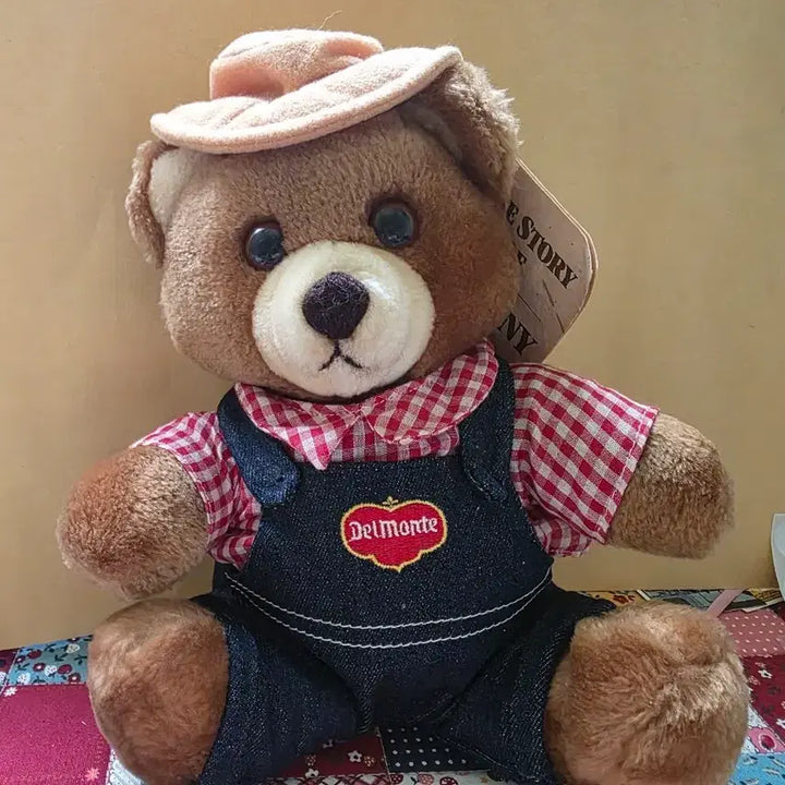 [BUNJANG] Delmonte Classic Teddy Bear (Approx. 24cm) / 델몬트 고전 인형 테디베어 곰인형 레트로 빈티지